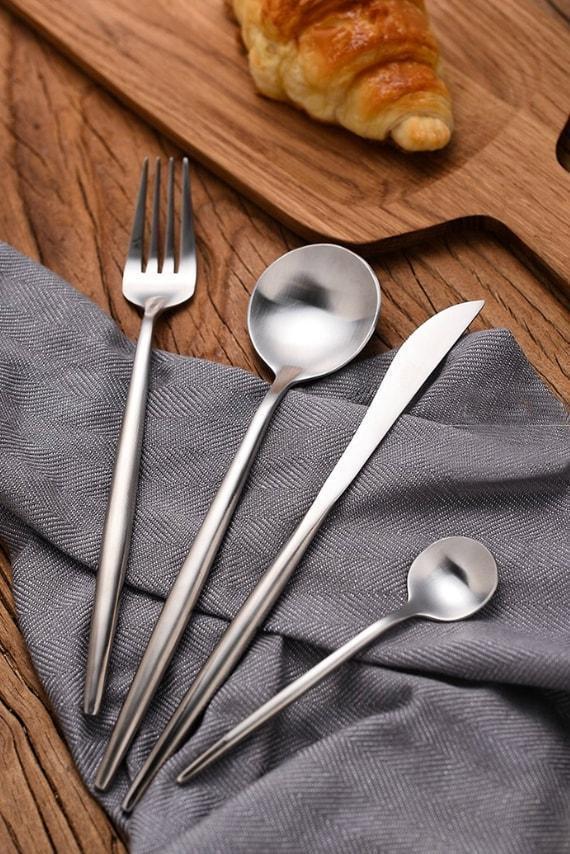 Sleek  Steel cutlery
