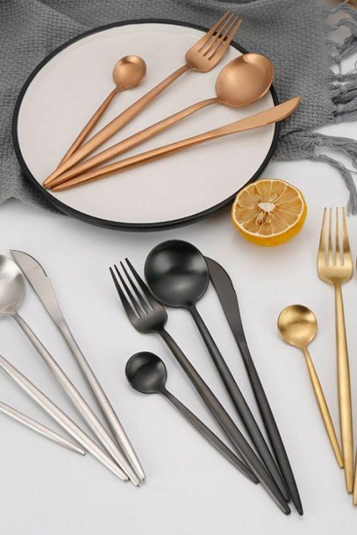 sleek cutlery "Monochrome" series