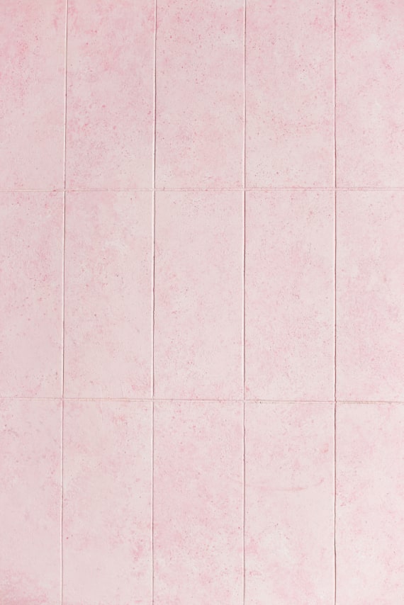 Pink tiles background
